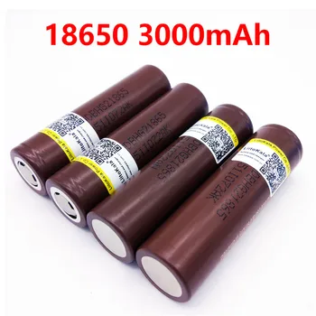 4pcs/daug LiitoKala lii-30A HG2 18650 3000mah elektroninių cigarečių Įkrovimo baterijas elektros išlydžio aukšto,30A didelis einamosios