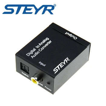 STEYR Skaitmeninis Optinis Toslink Bendraašius į Analoginį RCA Audio Converter su arba be 3.5 mm Lizdas,192Khz 24-bitų DAC Keitiklis
