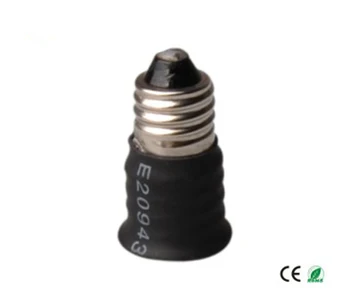 (SPL-081-L7) 300pcs E11 su E12 liepsną PBT/VNT lempos laikiklis Led CFL lemputės E12~E11 adapteris