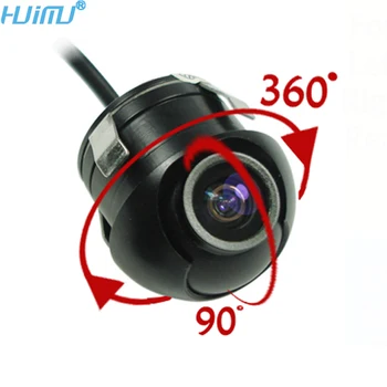 CCD HD naktinio matymo automobilių kameros priekinis/šoninis/kairėn/dešinėn /galinio vaizdo kameros 360 laipsnių Sukimosi universalus automobilinis atbulinės atsarginę kamerą
