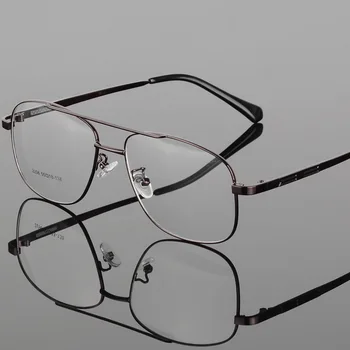 BCLEAR Retro metalo didelis rėmas apvalių akinių rėmeliai trumparegystė vyrų skyriuje šviesos veidrodis meno Gerbėjas Chao vyrų optinio kadro S2256