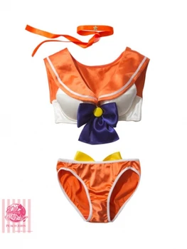 Nemokamas Pristatymas Patvirtinimo Sailor Moon Girl Seksualus Bikini maudymosi kostiumėlis, apatinis Trikotažas Sailor Kostiumas, Cosplay Kostiumai, Plius Dydis 5Colors