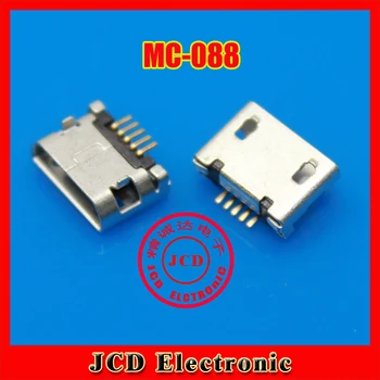 ChengHaoRan 50pcs Micro USB 5P,5-pin Micro-USB Lizdas,5Pins Micro USB Jungtis Uodega Įkrovimo lizdas,MC-088
