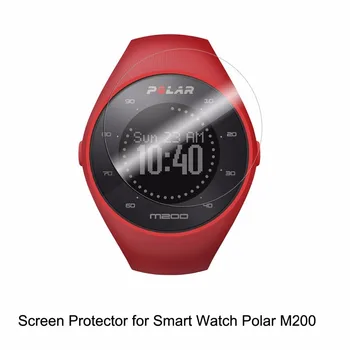 2* Aiškus LCD TPU Plėvelė Anti-Scratch Soft Screen Protector Padengti Smart Žiūrėti Kompiuteris Polar M200 Priedai