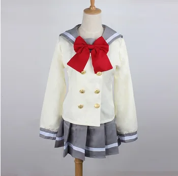 Anime Love Live! Saulė!! Aqours Kurosawa Ruby Mielas Sailor Kostiumas, Cosplay Kostiumų Vasaros Mokyklos Vienodos Lolita Gilr Suknelė