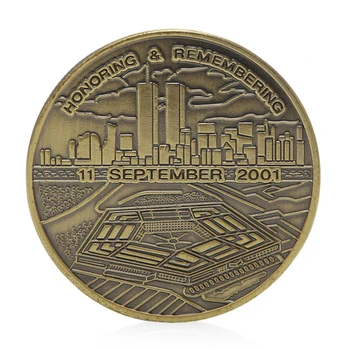 Pagerbimo Prisiminti Rugsėjo 11 D. 2001 Atminimo Iššūkis Monetos Žetoną Dovanų