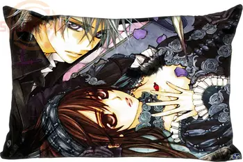 Custom Užvalkalas anime vampire knight stačiakampio Užtrauktukas Pagalvę Mesti Pagalvės užvalkalą Padengti 45x35cm(iš Vienos Pusės) Spausdinti