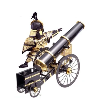 3D Metalų Nano Įspūdį Artilleryman Stiliaus Patrankos P080-KG 