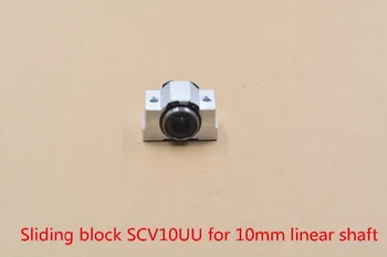 SC10UU SCS10UU guolių 10mm linijinis guolis skaidrių blokas su LM10UU susijusi 10 mm veleno 1pcs
