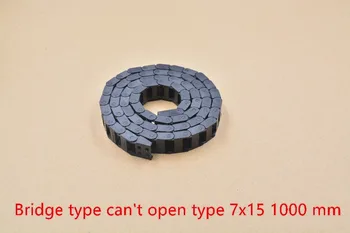 Tilto tipo negali atidaryti plastikinių 7mmx15mm vilkite grandinės su tikslu jungties ilgis 1000mm graviravimas mašina, kabelinė CNC router 1pcs