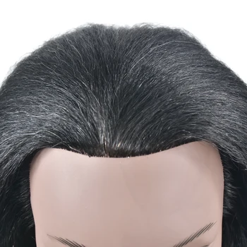 Kirpyklų Afro Skrybėlę Ekranas Mokymo Vadovas tikrą Plaukų Manekenas Su 14
