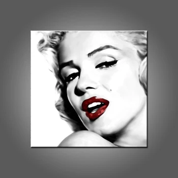 Populiariausių Super Žvaigždė Marilyn Monroe Aliejaus Tapybai Už Kambarį Dekoruoti Šiuolaikinio Abstraktaus Monroe Drobė, Tapyba