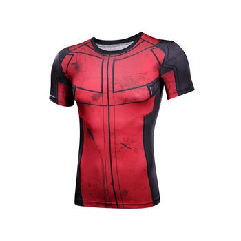 Įdomus Deadpool Marškinėliai Tee 3D Atspausdintas T-marškinėliai Vyrams, Sporto Drabužiai Vyrų Viršūnes Juokingi Marškinėliai Supermenas Deadpool Kostiumas Ekranas
