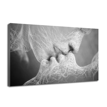 Namų DecorArt Vandeniui atsparus Rašalas Abstrakčios Tapybos Mėgėjams Kiss Nuotrauka Atspausdinta Drobė Miegamojo, Biuro Hotel HD Išspausdintas Plakatas