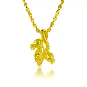 Nemokamas Pristatymas Didmeninė 2016 naujas Gryno aukso spalva choker karoliai lapų ir gėlių collares collier plastron YHDN172