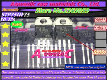 Aoweziic 2017+ naujas importuotų originalus P75NF75 STP75NF75 75N75 TO-220 MOS tranzistorius 75V 75A