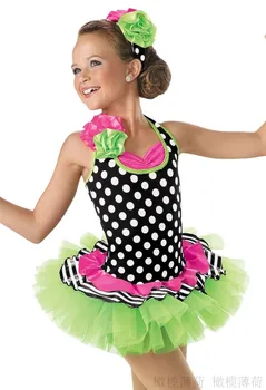 Profesionalūs Baleto Mdc Baleto Leotard Suknelė Vaikams lotynų amerikos Šokiai Girl Kostiumai, Kostiumai Vaikams Spektakliai