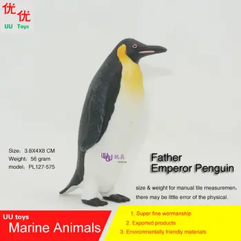 Tėvas Imperatorius Pingvinas Imitavimo modelį Jūrų Gyvūnų, Jūros Gyvūnų vaikams dovanas švietimo rekvizitai Veiksmų Skaičiai Žaislų Kolekcijos