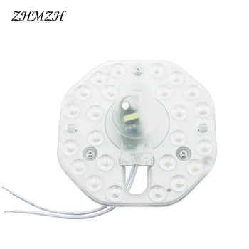AC220V LED Modulis Pakeisti Lubų Lempa Apšvietimas 12W 18W 24W LED Šaltinio Modulis Patogus Įrengimas SMD2835 Balta ir Šilta Balta
