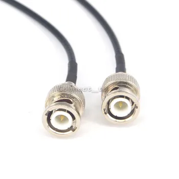 10 vnt RF, Coaxial BNC vyrų Pertvaros BNC male Jungtis USB Modemas Adapteris ilgiklis 20 CM