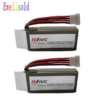 Ewellsold 2vnt 7.4 V 350mah Li-po baterija U945A U919A U845A 2.4 G RC drone