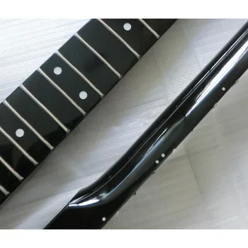 Disado 21 22 24 Frets klevas Elektrinės Gitaros Kaklo klevas fretboard apdaila taškai juodi blizgus dažai, gitara, dalys, priedai