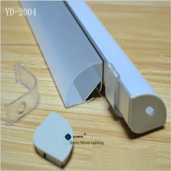 Nemokamas pristatymas 10vnt/daug ,2m/vnt pakabukas aliuminio profilio, dviejų eilių led juostelės,pieniškas/skaidrus dangtelis 20mm pcb YD-2004