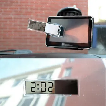 Patvarus Automobilis, Elektroninis Laikrodis Su Gyvis Kietas LCD Ekranas Automobilį Skaitmeninis Laikrodis, Transporto priemonių Interjero dekoratyvinės detalės Automobilis-stilius