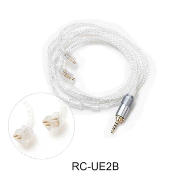 FiiO RC-MMCXB RC-78B RC-UE2B RC-IE8B RC-ATHB Subalansuotos ausinės pakeitimo kabelis