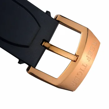 Rifas Tigras/RT Dizaineris Sporto Laikrodžiai Vyrams Rose Gold Kvarcinis laikrodis su Chronograph ir Data RGA3063