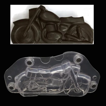 3D Motociklo Šokolado pelėsių 