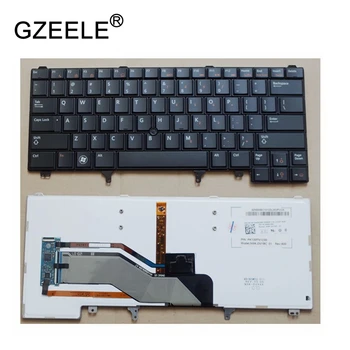 GZEELE Naujas Dell Latitude E6420 E6430 E6440 XT3 klaviatūra, US layout spalva juoda su apšvietimu