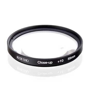 PAKILTI(UK) 55mm Macro Close-Up +10 Close Up Filtras Visus DSLR skaitmeniniai fotoaparatai 55MM OBJEKTYVAS
