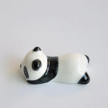 2vnt/daug Keramikos Panda Lazdelės Stovo Laikiklį Porceliano Šaukštas Šakutė Peilis Poilsio Stovo Restoranas, Stalo, Stalo Dekoras MT 002