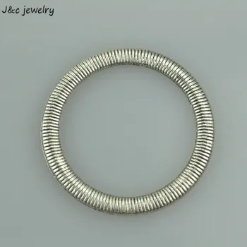 Didmeninė 30 vnt Retro tibeto sidabro raštais, pakabukai metalo apvalus žiedas pakabučiai, 