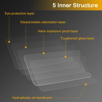 5.0 colių Universalus Grūdintas Stiklas Ekrano apsaugos Highscreen Padidinti 3/Pro/SE 9H 2.5 D Ekrano Stiklo Filmas Highscreen Boost3