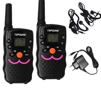 2VNT VT8 ilgo nuotolio patogu walkie talkies FRS 2 būdu radijo comunicador GMRS 22 CH w/ VOX ausinės, įkroviklis 1W RD w/ led žibintuvėlis