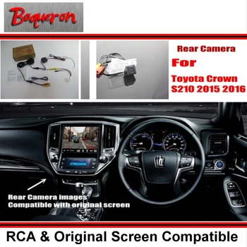 Toyota Land Cruiser Prado. m. 2016 / RCA & Pradinį Ekraną, Suderinamą Galinio vaizdo Kamera / Atgal į Viršų Atbuline Kamera Nustato