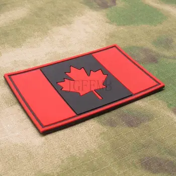Raudonojo Kanados Raudonos Klevų vėliavos 3D PVC pleistras PB1181