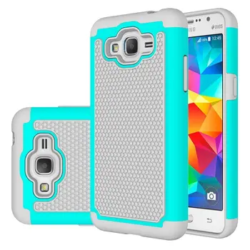 Samsung Galaxy J2 Premjero Atveju, Minkštas Silikonas, atsparus smūgiams Super Grip Hard Cover Case For Samsung J2 Premjero Galaxy J2 Premjero G532F