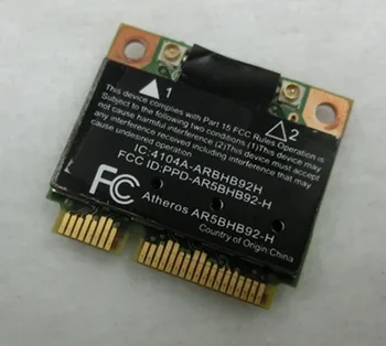 SSEA Nauja Atheros AR5BHB92 AR9280 Pusę Mini PCI-E 2.4/5.0 GHz Belaidžio ryšio Kortelės HP P/N: 495848-003 BIS 580102-001