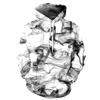 2017 m. rudenį Naujų Gobtuvu Palaidinukė Vyrų/Moterų Hoodies Tapybos 3D mirties Skaitmeninis spausdinimas mados puloveris Prarasti mėgėjams Hoodies