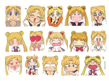 2 Lapas Mielas A5 Sailor Moon Girl Dekoratyvinis Lipdukas Rinkinys Albumas Dienos Lipduką 