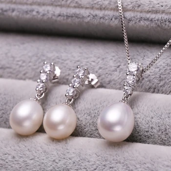 FENASY Madinga natūralių perlų Vėrinį Nustatyti moterų natūralių perlų Papuošalai Grandinės, Karoliai, Apyrankės Afrikos Papuošalų Rinkiniai Beringa.lt