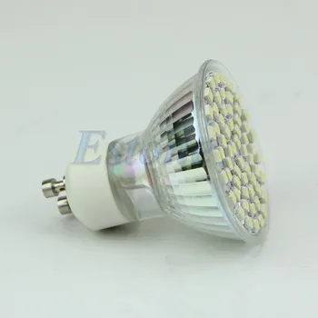 YAM GU10 3528 60 LED 220V Bazės Energijos Taupymo Grynas/ Šilta Balta Prožektoriai, Lemputės, Lempos