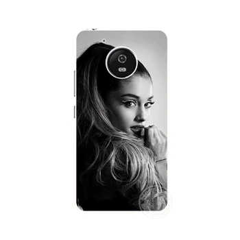 HAMEINUO Ag Ariana Grande Katė atveju padengti Motorola Moto G5 G6 G5S G4 ŽAISTI PLIUS ZUK Z2 pro BQ M5.0