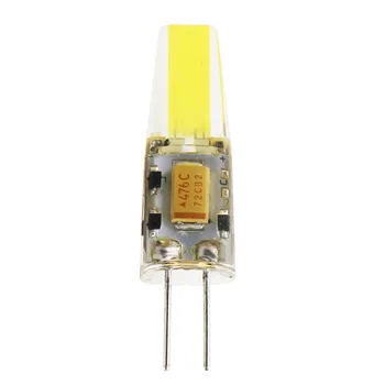 8x G4 6W COB LED Lemputės šviesos srautą galima reguliuoti SMD 1505 LED lempos AC/DC 12V 220v Šilta balta/ Balta Kristalų Prožektorius Šviesos