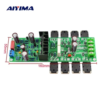 Aiyima 2VNT L20.5 Dual Channel Garso Stiprintuvo Valdybos Amplificador 250W*2 HIEND Ultra-low Iškraipymo KEC KTB817 KTD1047 AMP