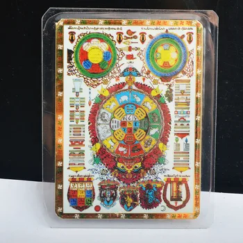 Feng Shui Tibeto Mystic Amuletai Kortelės Apsaugos M6038
