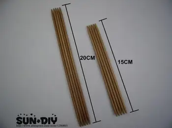 Nemokamas pristatymas du kartus-pažymėjo Bambuko mezgimo virbalai 15,20 cm 11 maišų dydis 2.0-5.0 mm 